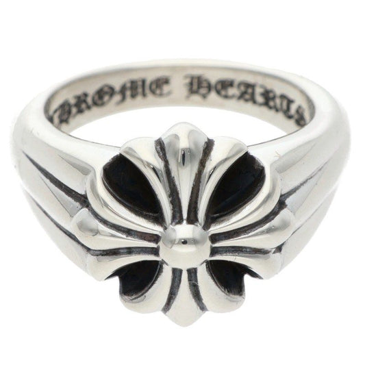 Chrome Hearts Cutout CH Pls Sml Small Plus Silver Ring