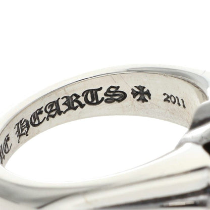Chrome Hearts Cutout CH Pls Sml Small Plus Silver Ring — view 5