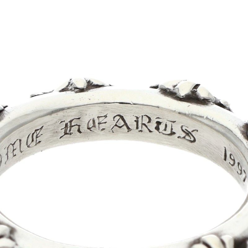 Chrome Hearts Cross Band Silver Ring — view 4