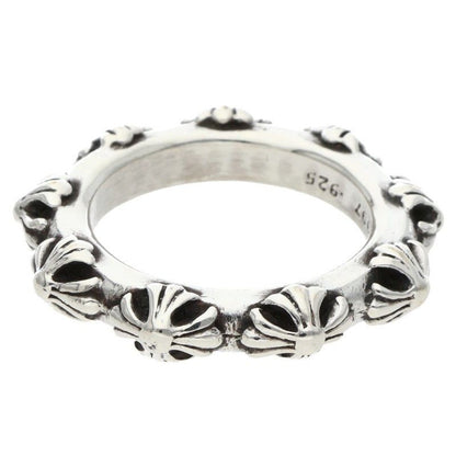 Chrome Hearts Cross Band Silver Ring — view 2
