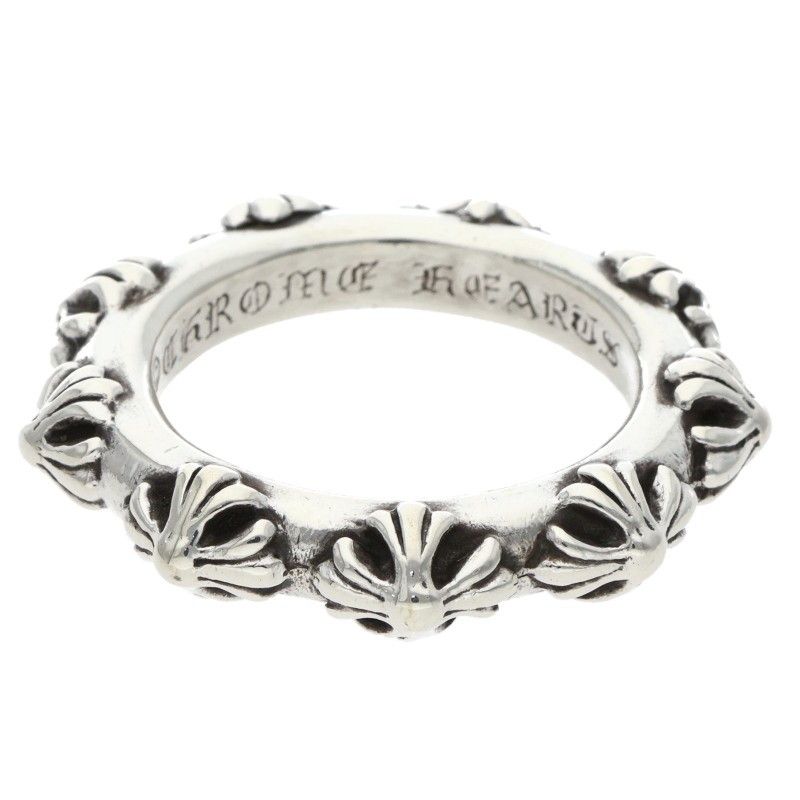 Chrome Hearts Cross Band Silver Ring