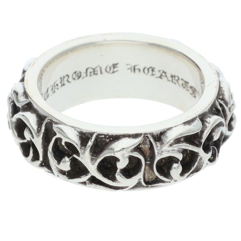 Chrome Hearts Etrnity Vine Band Eternity Silver Ring