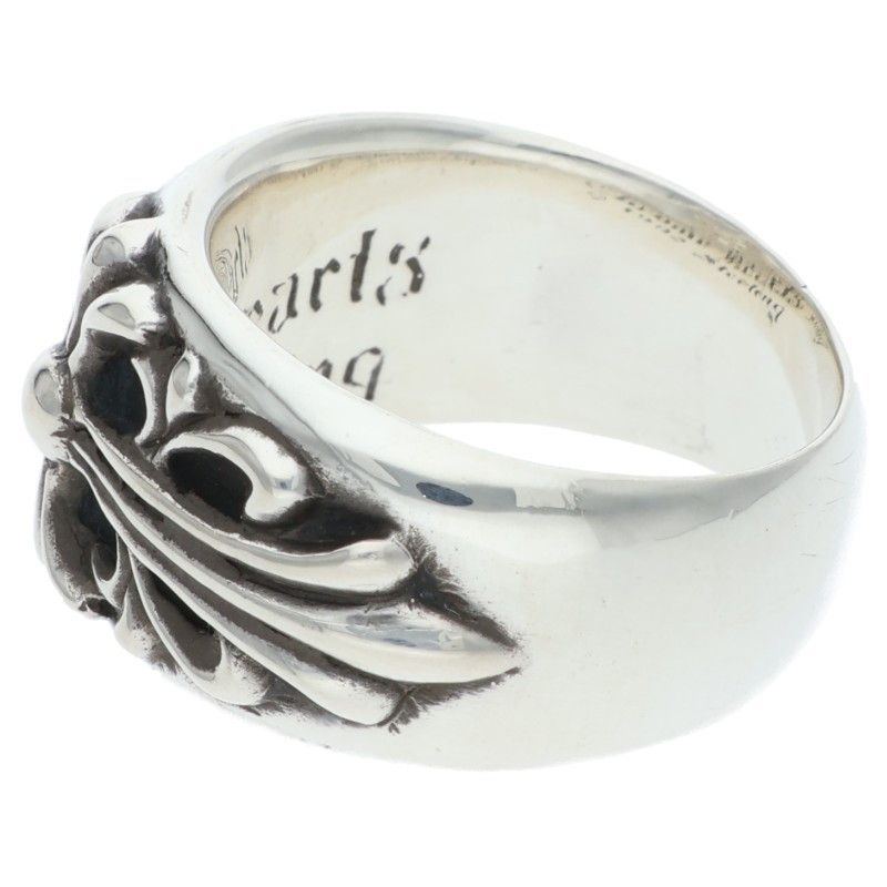 Chrome Hearts Flrl Crs Floral Cross Silver Ring — view 5