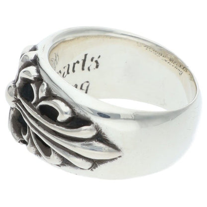 Chrome Hearts Flrl Crs Floral Cross Silver Ring — view 5