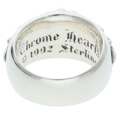 Chrome Hearts Flrl Crs Floral Cross Silver Ring — view 2