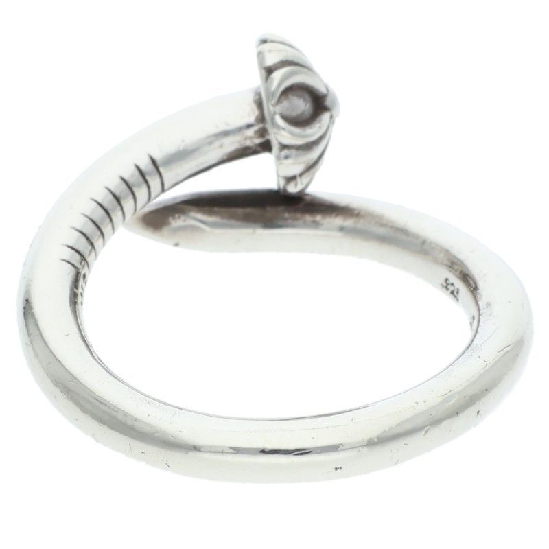 Chrome Hearts Nail Crsball Cross Ball Silver Ring — view 2