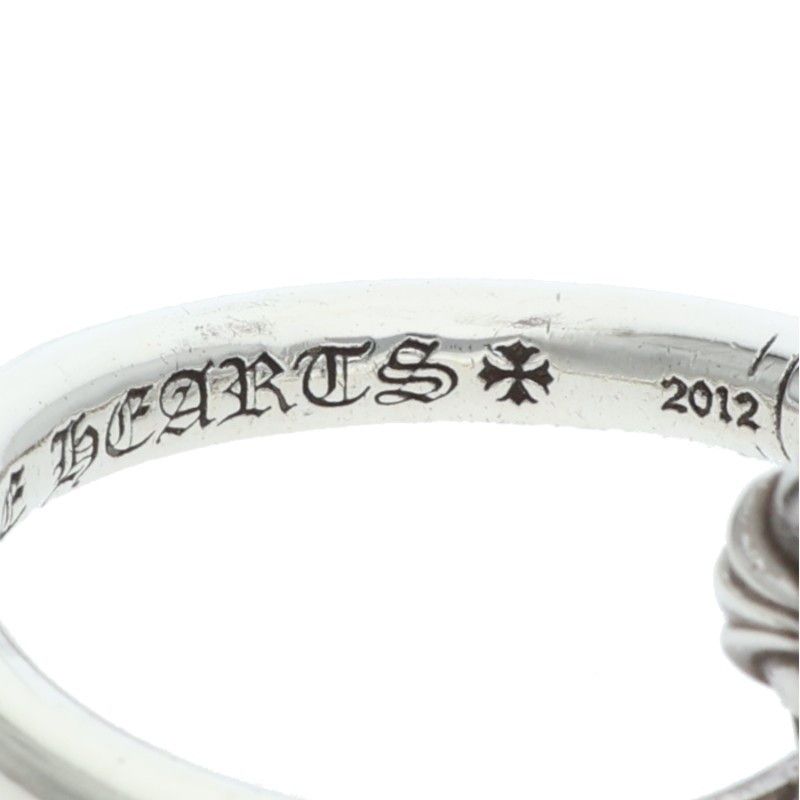 Chrome Hearts Nail Crsball Cross Ball Silver Ring — view 4