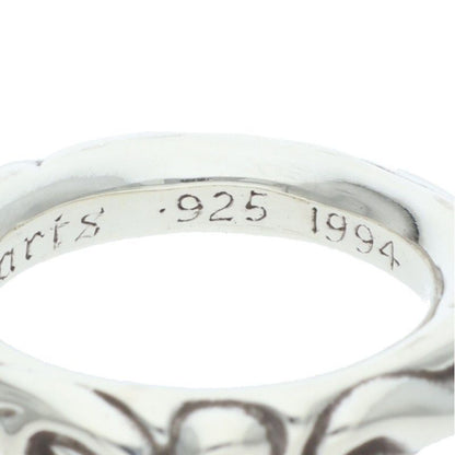 Chrome Hearts Scrl Band Scroll Silver Ring — view 4