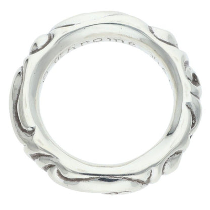 Chrome Hearts Scrl Band Scroll Silver Ring — view 5