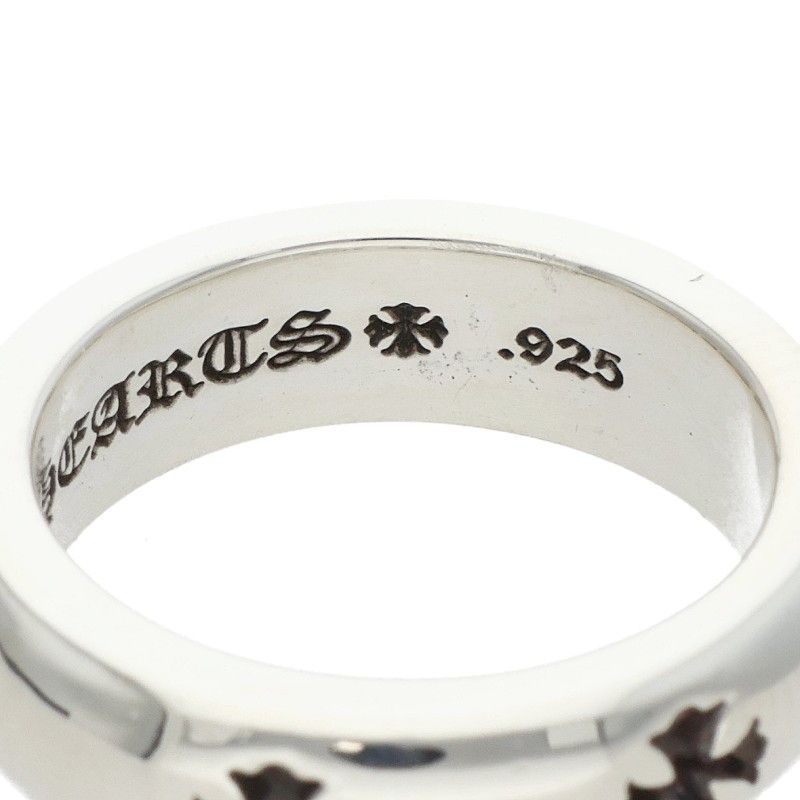 Chrome Hearts Negative CH Plus Silver Ring — view 4
