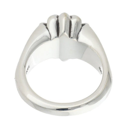 Chrome Hearts Cutout CH Pls Sml Small Plus Silver Ring — view 2