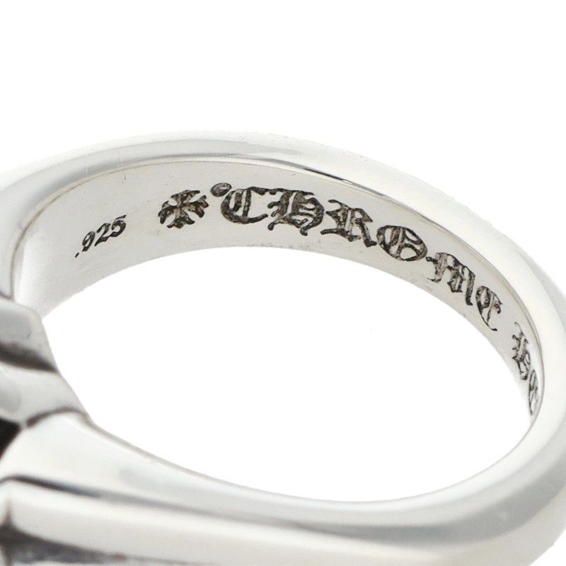 Chrome Hearts Cutout CH Pls Sml Small Plus Silver Ring — view 3