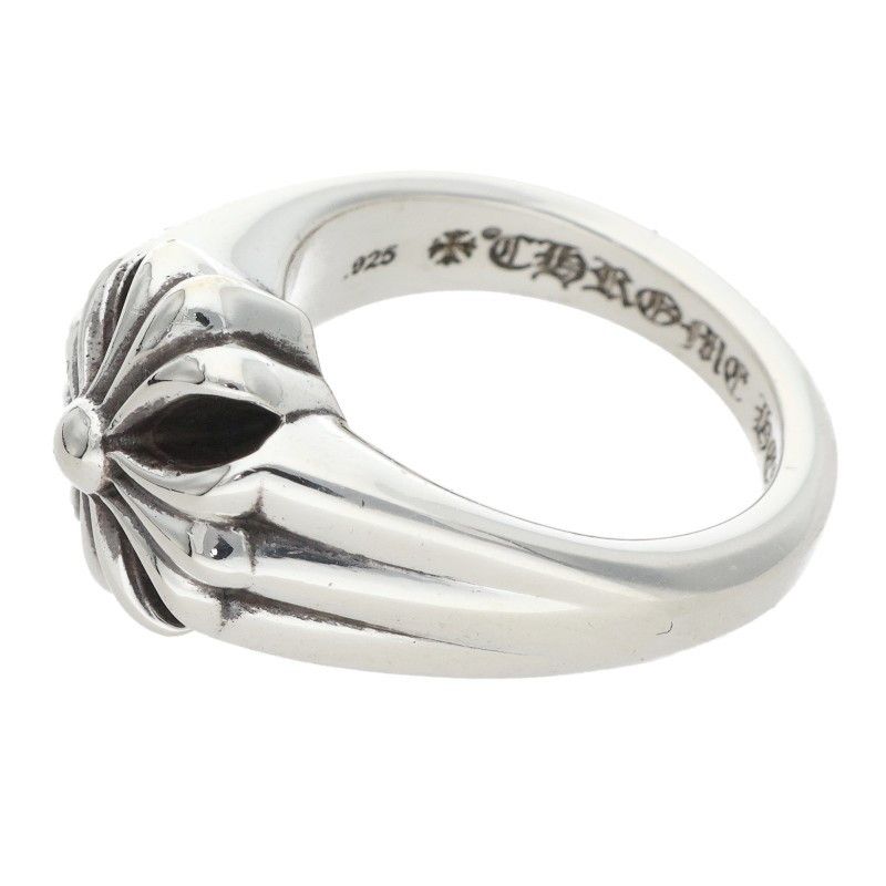 Chrome Hearts Cutout CH Pls Sml Small Plus Silver Ring — view 5