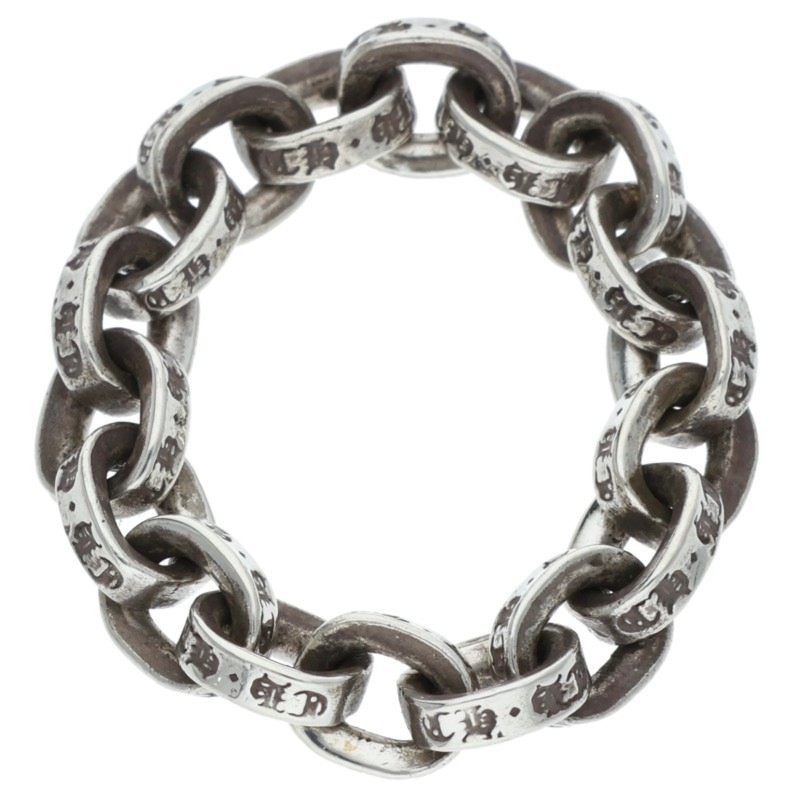 Chrome Hearts Paper Chain Ring Silver — view 4