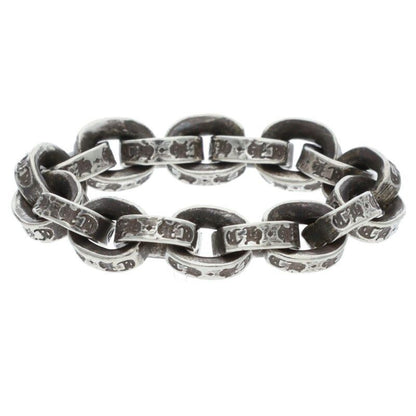 Chrome Hearts Paper Chain Ring Silver