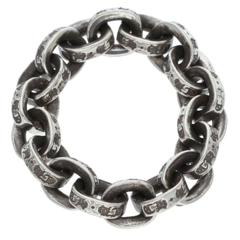 Chrome Hearts Paper Chain Ring Silver — view 5