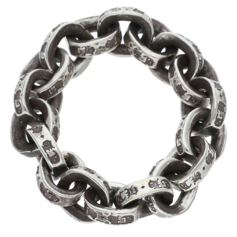 Chrome Hearts Paper Chain Ring Silver — view 4
