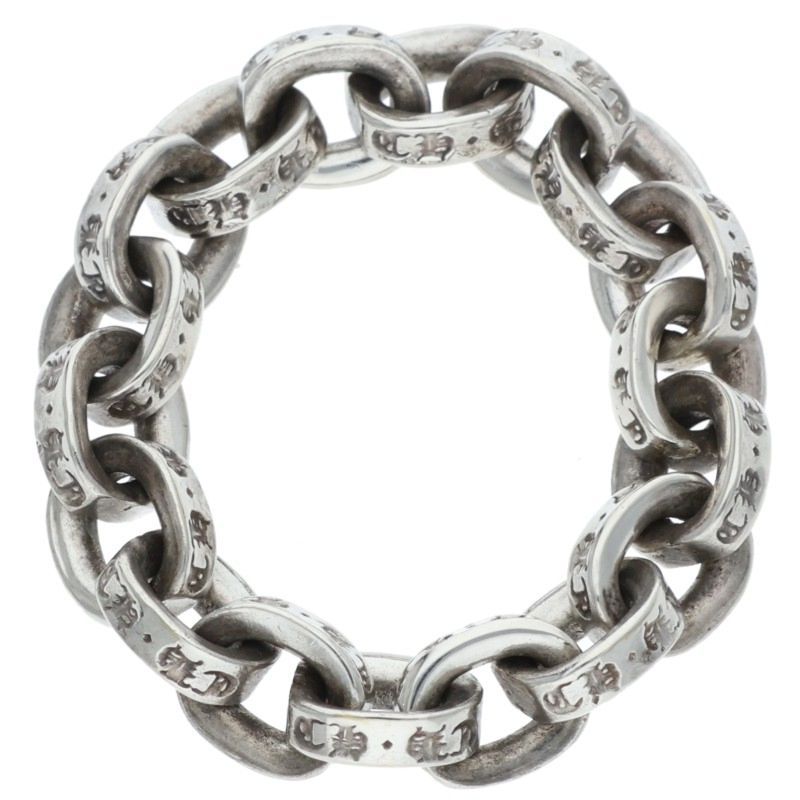 Chrome Hearts Paper Chain Ring Silver — view 5