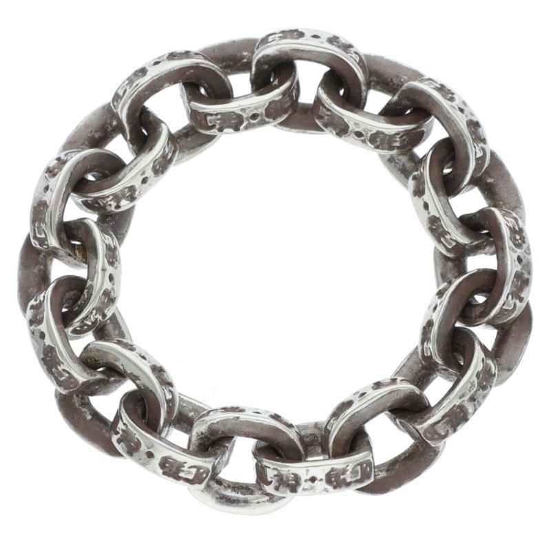 Chrome Hearts Paper Chain Ring Silver — view 4