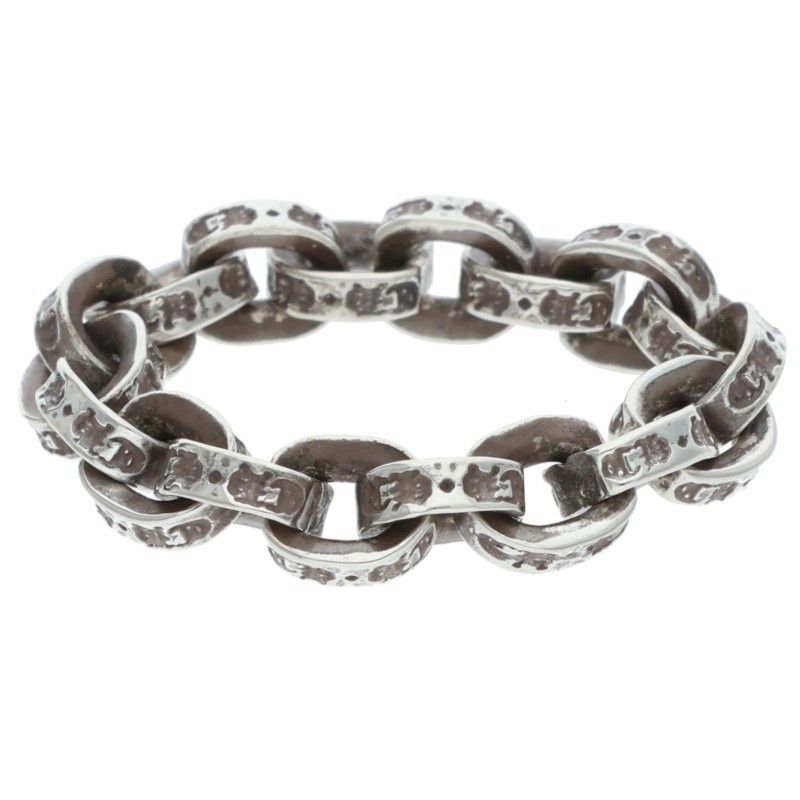 Chrome Hearts Paper Chain Ring Silver — view 2