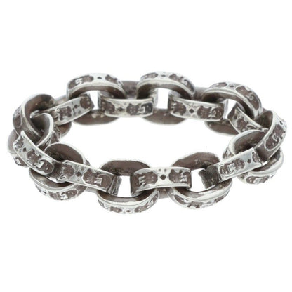 Chrome Hearts Paper Chain Ring Silver — view 2