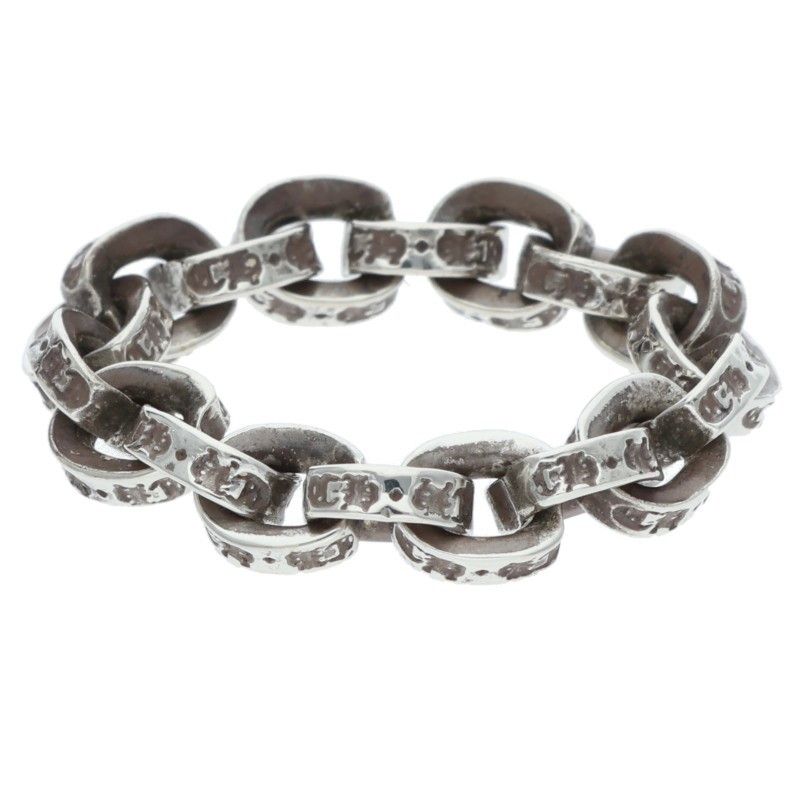 Chrome Hearts Paper Chain Ring Silver