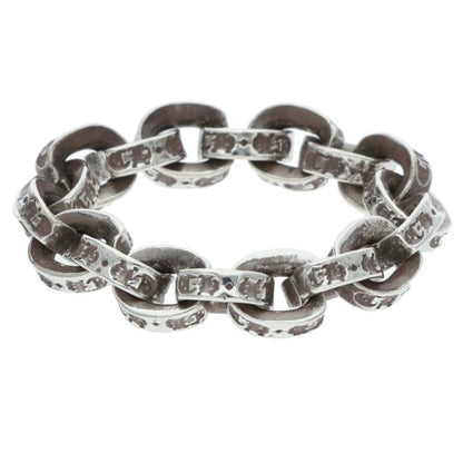 Chrome Hearts Paper Chain Ring Silver