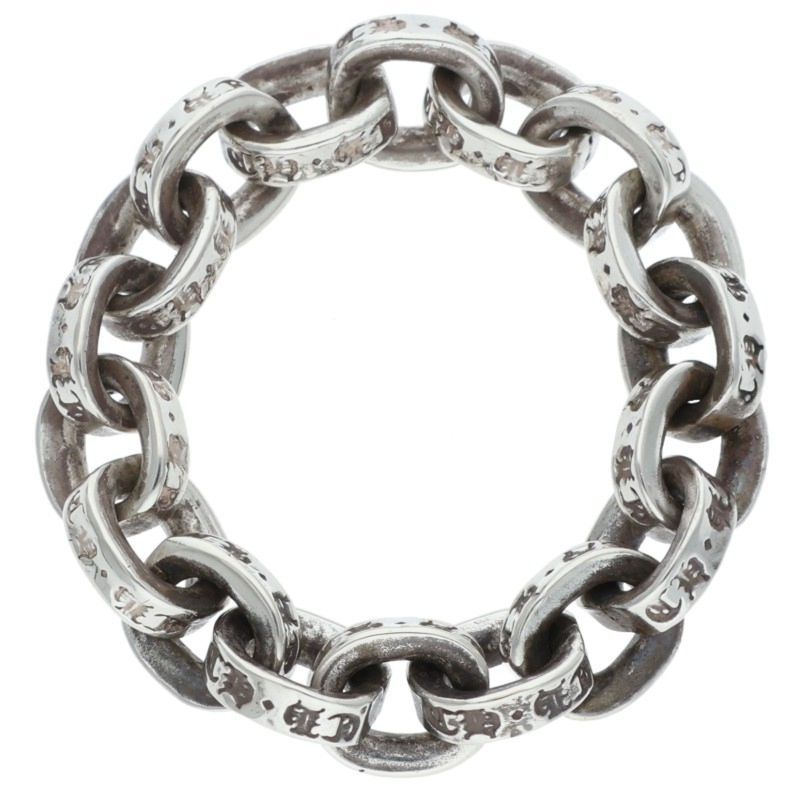 Chrome Hearts Paper Chain Ring Silver — view 4