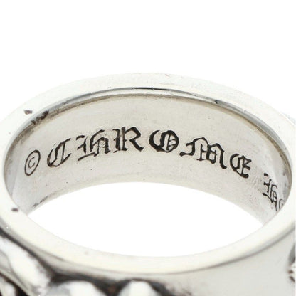 Chrome Hearts Dbl Narrow Vine Band Double Silver Ring — view 3
