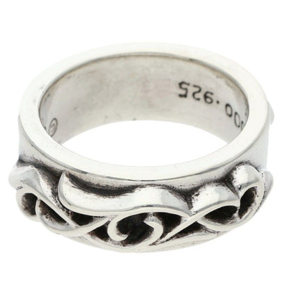 Chrome Hearts Dbl Narrow Vine Band Double Silver Ring — view 2