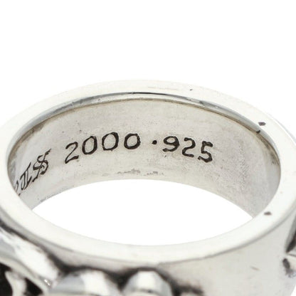 Chrome Hearts Dbl Narrow Vine Band Double Silver Ring — view 4