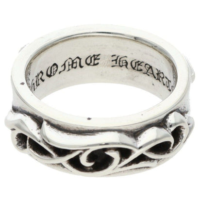 Chrome Hearts Dbl Narrow Vine Band Double Silver Ring