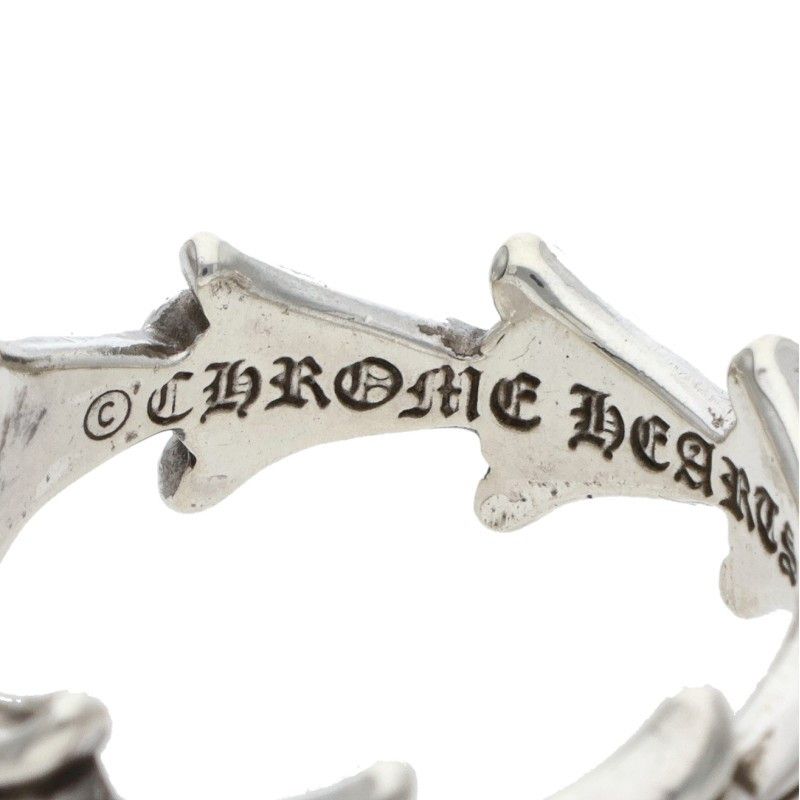 Chrome Hearts Cross Tail Silver Ring — view 3