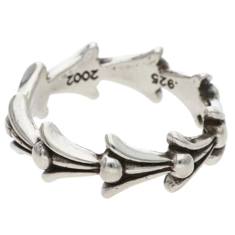 Chrome Hearts Cross Tail Silver Ring — view 2
