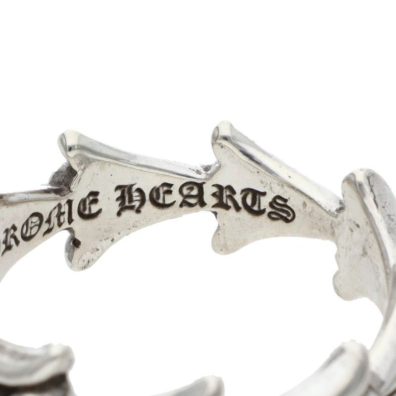 Chrome Hearts Cross Tail Silver Ring — view 4