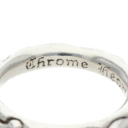 Chrome Hearts Scrl Band Scroll Silver Ring — view 3