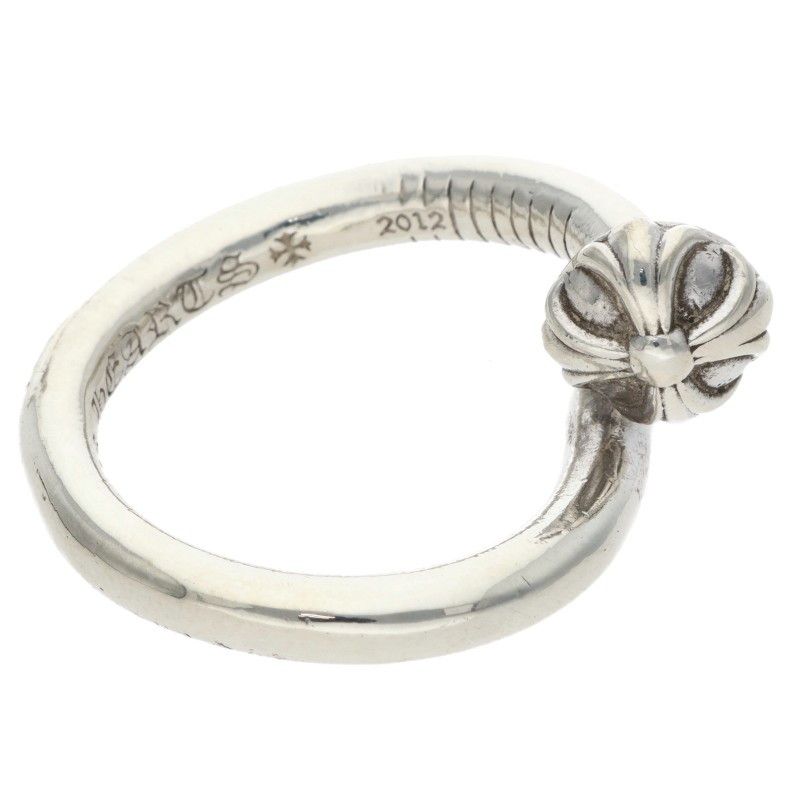 Chrome Hearts Nail Crsball Cross Ball Silver Ring — view 5