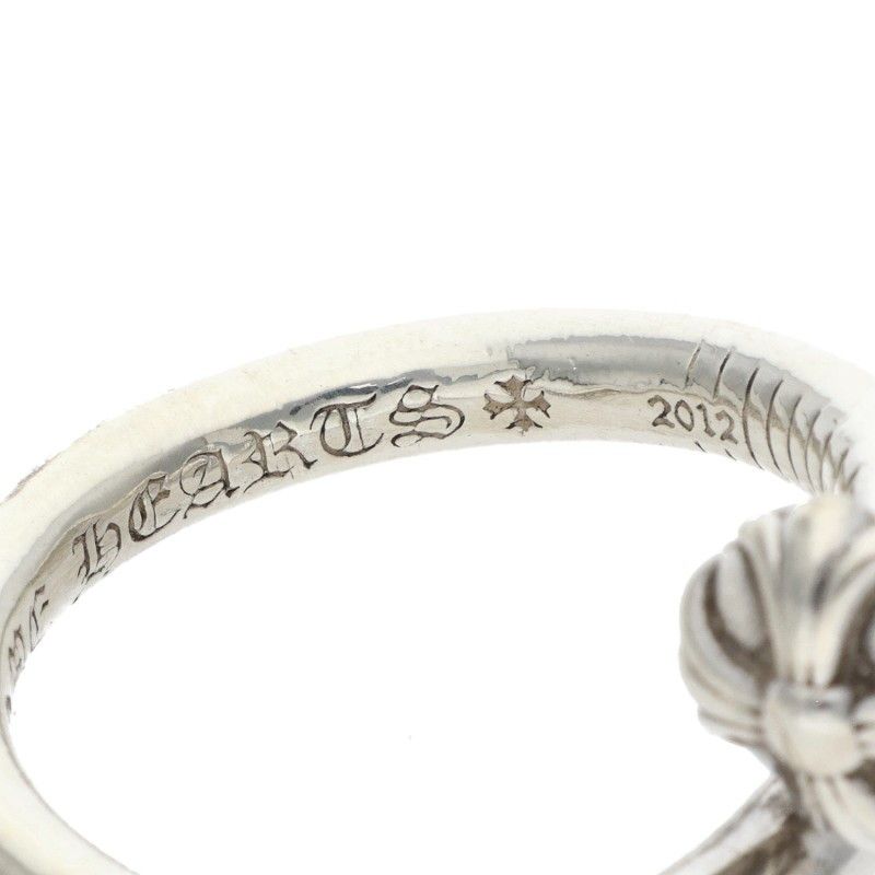 Chrome Hearts Nail Crsball Cross Ball Silver Ring — view 4