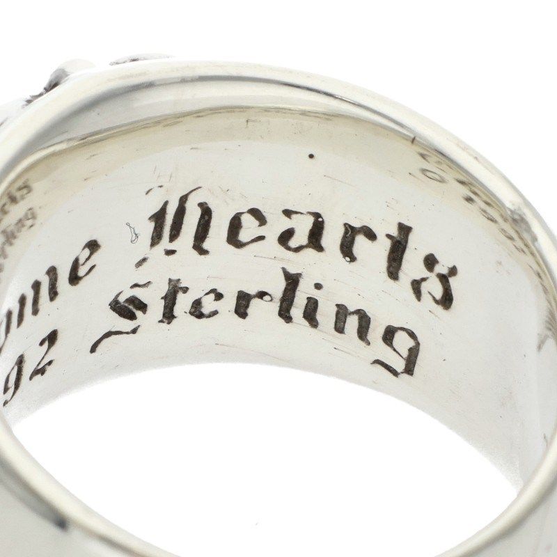 Chrome Hearts Flrl Crs Floral Cross Silver Ring — view 4