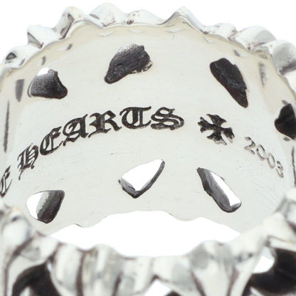 Chrome Hearts Cemetery Cross Silver Ring — view 4