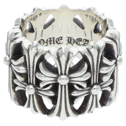Chrome Hearts Cemetery Cross Silver Ring