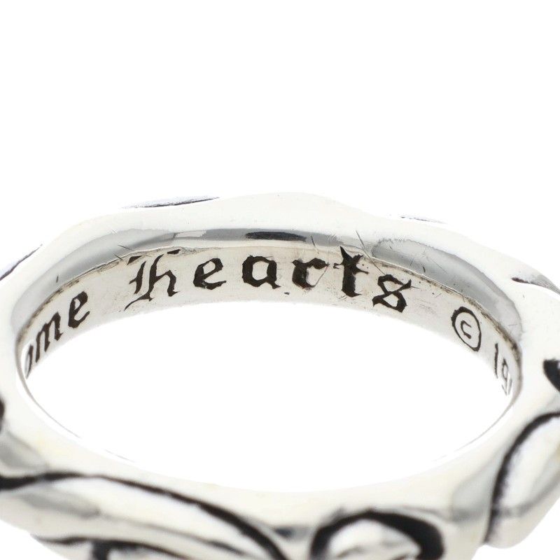Chrome Hearts Scrl Band Scroll Silver Ring — view 4