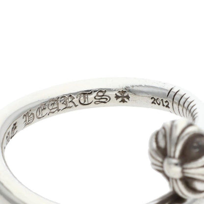 Chrome Hearts Nail Crsball Cross Ball Silver Ring — view 4
