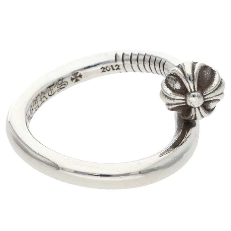 Chrome Hearts Nail Crsball Cross Ball Silver Ring — view 5