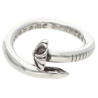 Chrome Hearts Nail Crsball Cross Ball Silver Ring