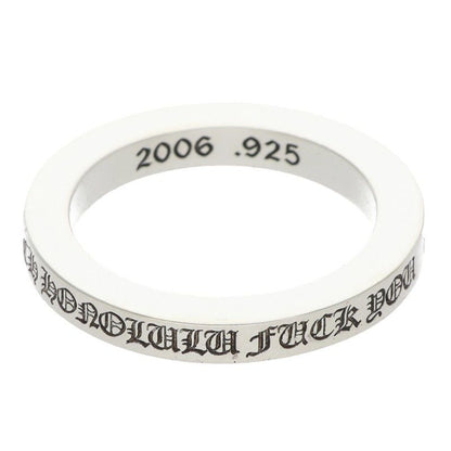 Chrome Hearts Spacer Limited Honolulu Silver Ring