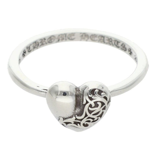 Chrome Hearts Bubblgm Heart Bubble Gum Silver Ring