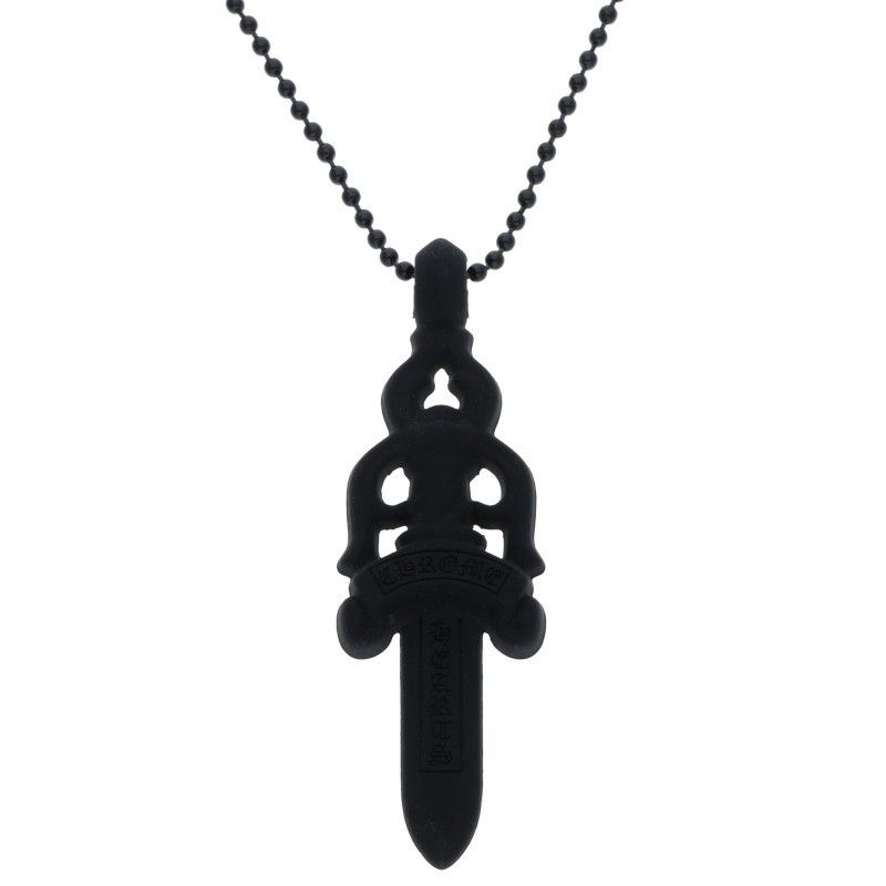 Chrome Hearts Rubber Large Dagger Silicone Necklace