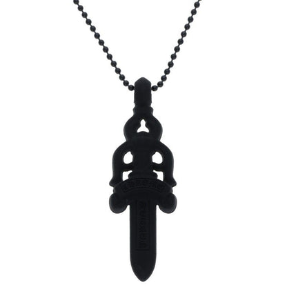 Chrome Hearts Rubber Large Dagger Silicone Necklace