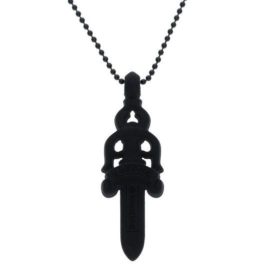 Chrome Hearts Rubber Large Dagger Silicone Necklace